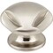 Jeffrey Alexander 1-5/16" Overall Length Satin Nickel Chesapeake Cabinet Knob 915SN - alternate 2